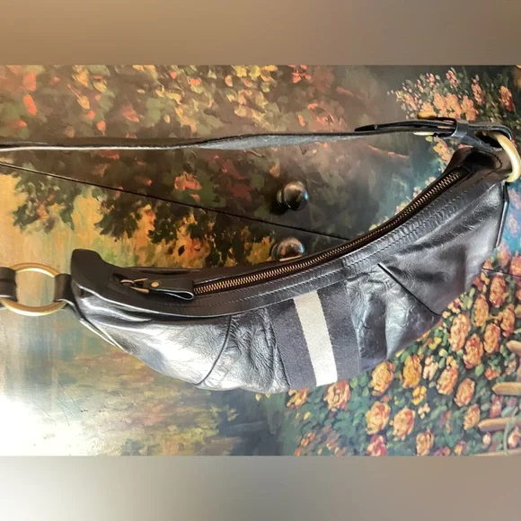 AUTHENTIC BALLY leather signature stripe shoulder bag - Picture 13 of 16